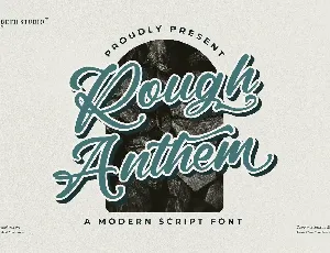 Rough Anthem font