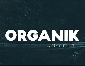 Organik font