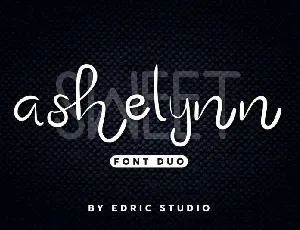 Ashelynn Sweet Duo font