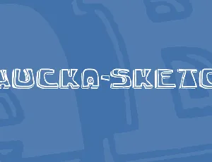 Chucka Sketch font