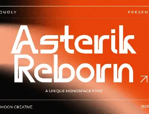 Asterik Reborn font