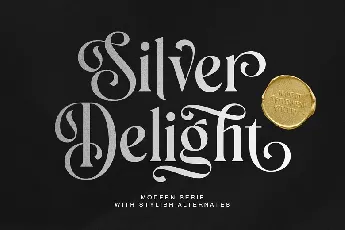 Silver Delight font