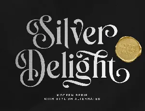 Silver Delight font