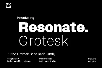 Resonate font