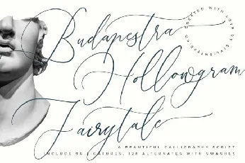 Budapestra Hollowgram Fairytale font