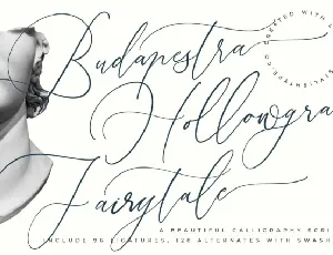 Budapestra Hollowgram Fairytale font