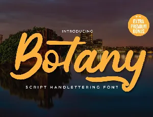 Botany font