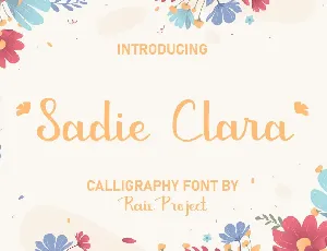 Sadie Clara Demo font