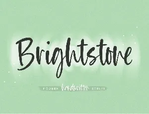 Brightstone font