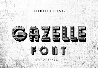 Gazelle font