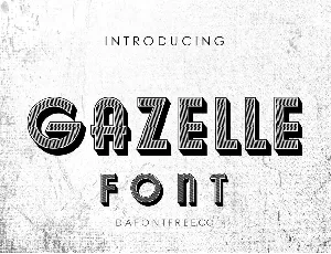 Gazelle font