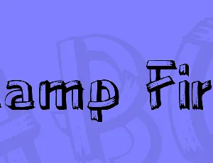 Camp Fire font