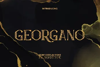 GeorganoDemo font