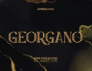 GeorganoDemo font