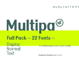 Multipa Family font
