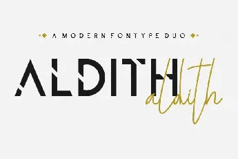 ALDITH Duo font