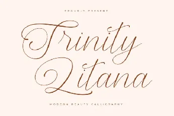 Trinity Litana font