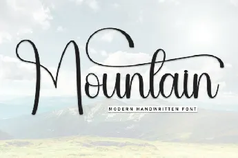 Mountain Script Typeface font