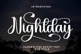 Nightday Script font