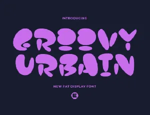 Groovy Urbain Display font