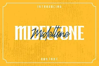 Mideltone Duo font