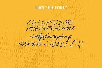 Mideltone Duo font