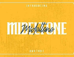 Mideltone Duo font