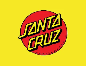 Santa Cruz Logo font