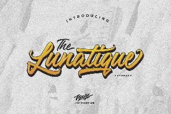 The Lunatique Script Free font