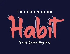 Habit font