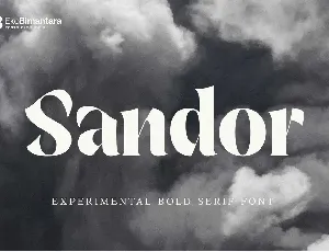 Sandor Trial font