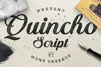 Quincho Script font