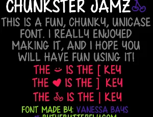 Chunkster Jamz font