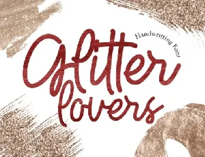 Glitter Lovers Monoline font