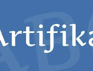 Artifika font