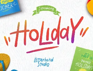 Holiday Script font