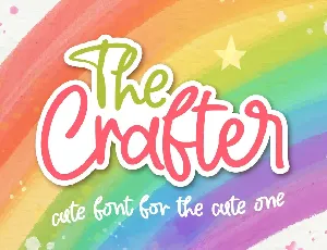 The Crafter font