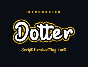 Dotter font