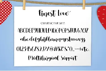 Finest Love font