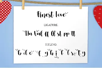 Finest Love font