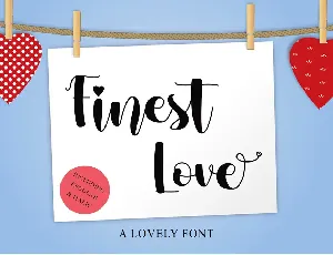 Finest Love font