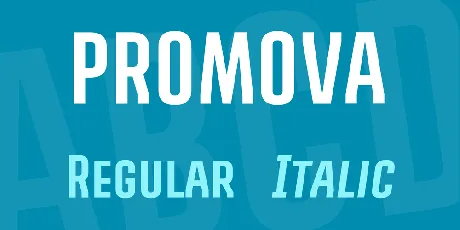 PROMOVA font