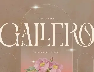 Gallero font