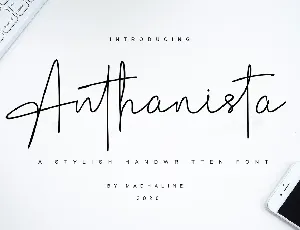 Anthanista font