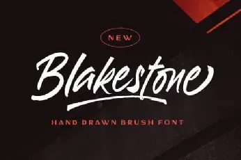 Blakestone Brush font