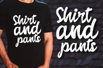 The Shirt Script font