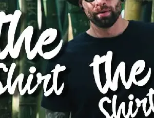 The Shirt Script font