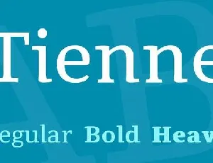 Tienne font