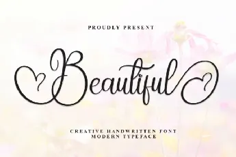 Beautiful Calligraphy font