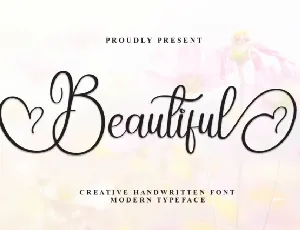 Beautiful Calligraphy font